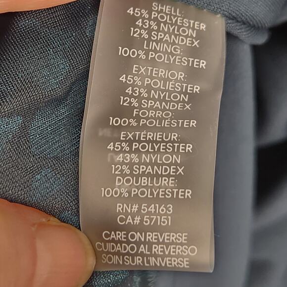 Calvin Klein Burnout Velvet Wrap Dress Women’s SZ 2 Dark Green Animal Print - Picture 16 of 16